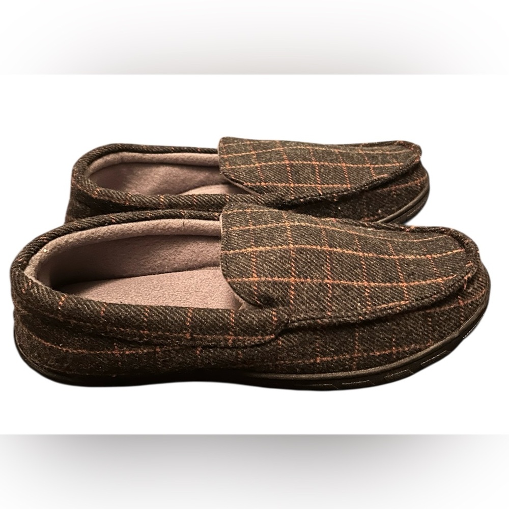 totes Men's Brown Memory Foam Loafers